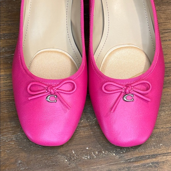 COACH Ava Ballet Pump in Dragonfruit - Picture 3 of 16